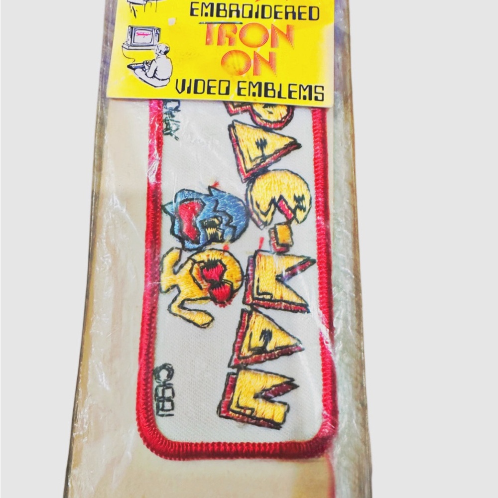 Vintage NOS Pac-Mac Game Patch